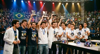 Equipes brasileiras conquistam pódio inédito na RoboCup 2026 na Coreia do Sul