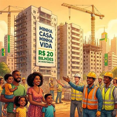 Lula anuncia R$ 20 bilhões extras para o Minha Casa, Minha Vida com meta de 3 milhões de moradias